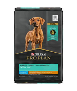 Purina Pro Plan Brand Large Breed Dry Puppy Food, Chicken & Rice Formula - 18 lb. Bag