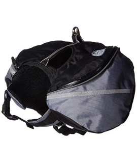 Doggles Dog Backpack, Extreme XS, Gray/Black