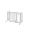Richell Freestanding Pet Gate, Small, Origami White