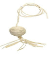 Catit Eco Terra Natural Cornhusk and Raffia Cat Toy, Ball with String