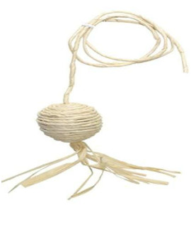 Catit Eco Terra Natural Cornhusk and Raffia Cat Toy, Ball with String