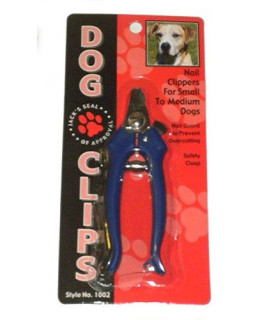 1 X Dog Nail Clippers for Small to Medium Dogs with Nail Guard Comes in Black, Blue, or Red