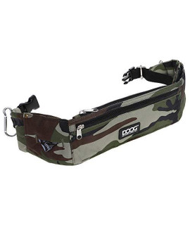 DOOg - Walkie Belt camo (WB06) comfortable Fit Adjustable Dog Walking Belt - Large Zipper Pockets Phone Keys ID credit card Easy To clean Durable canvas