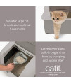 Catit Large Hooded Cat Litter Box, Gray, 50722,Large Box