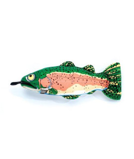 Fat Cat Incredible Strapping Yankers Dog Toy, Trout