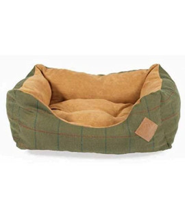 Danish Design Tweed Range Snuggle Bed 27-Inch Green