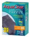 AquaClear A1382 Activated Carbon Insert, 30-Gallon Aquariums, White, 3-Pack
