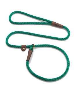 Mendota Pet Slip Leash - Dog Lead and collar combo - Made in The USA - Kelly green, 38 in x 4 ft - for SmallMedium Breeds