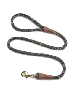 Mendota Pet Snap Leash - British-Style Braided Dog Lead, Made in The USA - camo, 38 in x 4 ft - for SmallMedium Breeds