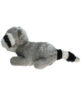 Copa Judaica Chewish Treat Ganef Racoon Squeaker Plush Dog Toy, 8 by 3 by 5-Inch, Multicolor