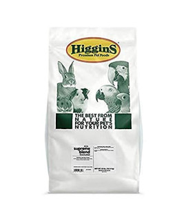Higgins 466525 Supreme Cockatiel Seed Mix-50 Lb Bag (1 Pack), One Size