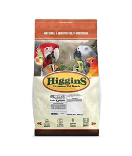 Higgins Pet Food Sunburst Fruit & Veggie Large Hookbill, 20 Lb