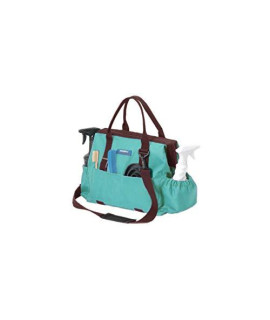 Tough-1 600 Denier Poly grooming Tote Turquoise Brown