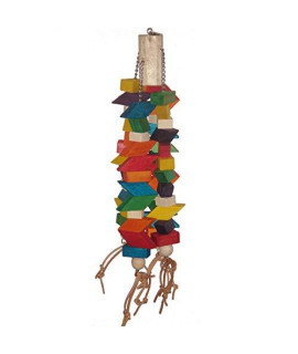 A&E cage company X-Large Trapezoid Bird Toy WoodRope