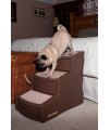 Pet Gear Easy Step III Pet Stairs, for Pets up to 150 pounds,Chocolate,1 Count (Pack of 1),PG9730CH