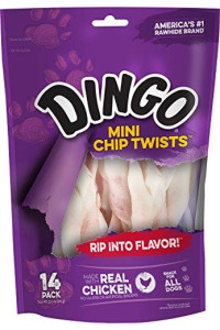 Dingo Mini Chip Twists, 14-Count