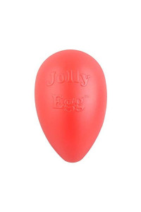 Jolly Pets Jolly Egg Dog Toy, 8 Inches/Medium, Red (JE08 RD)