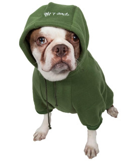 Pet Life A Hooded Dog Sweater Made with Soft and Premium Plush cotton - Dog Hoodie Pet Sweater Features Hook-and-Loop closures for Easy Access and Machine Washable