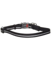 Rogz Reflective Nylon Cat Collar with Breakaway Clip and Removable Bell, fully adjustable to fit most breeds, Black