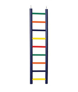 Prevue Pet Products BPV01137 Carpenter Creations Hardwood Bird Ladder with 9 Rungs, 18-Inch, Colors Vary