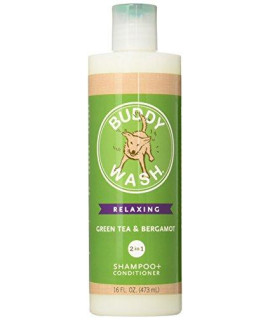 Cloud Star Buddy Wash Dog Shampoo and Conditioner, 16oz, Green Tea & Bergamot