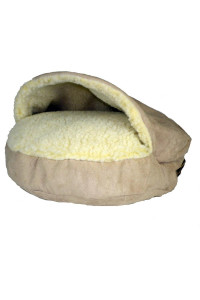 Snoozer Luxury Microsuede cozy cave Pet Bed, Extra Large, Buckskin