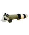 Pet Lou 01011 EZ Squeakers Dog Chew Toy, 11-Inch Raccoon