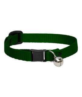 LupinePet Basics 12 green cat Safety collar with Bell , 8-12