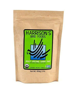 Harrison's Certified Organic Adult Lifetime S Fine 1lb Bird Food