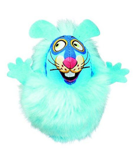Bamboo Pet CAM650554 Fat Cat Kitty Hoots Fluff Bunnies Cat Toy, Pink and Blue