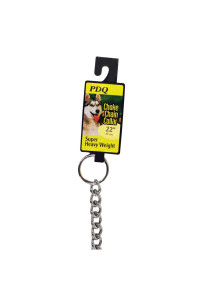 Pdq choke chain Dog collar 22 In Medium
