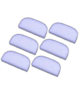 Zanyzap 6 Water Filter Polishing Pads for Fluval 104 105 106 204 205 206