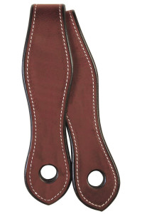 Weaver Leather English Bridle Leather Slobber Straps Chestnut, 2" x 17"