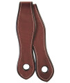 Weaver Leather English Bridle Leather Slobber Straps Chestnut, 2" x 17"