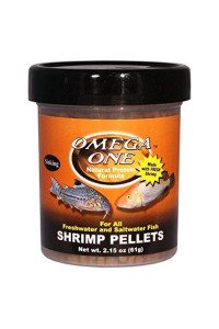 Omega One Sinking Shrimp Pellets, 8mm Pellets, 2.15 oz