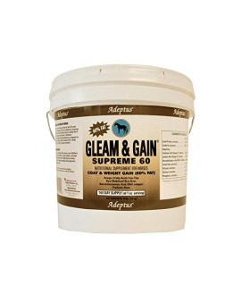Adeptus Nutrition 1 count gleam & gain Supreme 60 Equine 10 lb