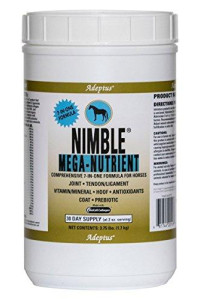 Adeptus Nutrition Nimble Mega Nutrient Eq Joint Supplements, 3.75 Lb./5 X 5 X 9