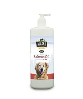 Alaskan Naturals ANSO32 Wild Salmon Oil Natural Supplement for Dogs, 32-Ounce