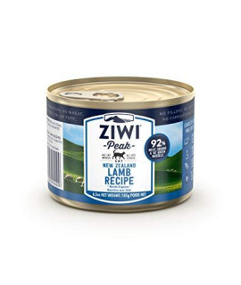 ZIWI Peak canned Wet cat Food - All Natural High Protein grain Free Limited Ingredient with Superfoods Lamb 6.5 Ounce (Pack of 12)