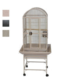 A&E cage company Platinum classico Dometop Small Bird cage 18 L X 18 W X 51 H gray