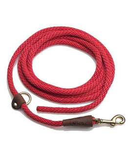 Mendota Pet EZ Trainer Leash - Dog Leash - Made in The USA - Red, 3/8 in x 8 ft