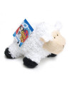 Boss Pet Plush Cuddly Sheep Shaggies with Squeaker Dog Toy
