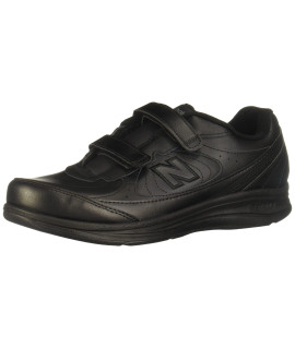 New Balance Mens 577 V1 Hook and Loop Walking Shoe, Black, 125 XW US