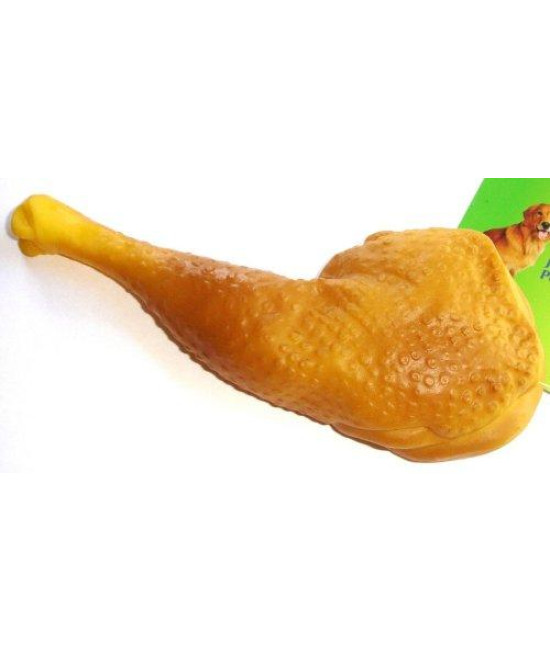 Brand New Squeaky Rubber Chicken Leg Pet Dog Toy