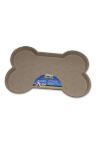 Loving Pets Bella Spill-Proof Pet Mat for Dogs, Small, Tan