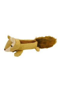 Pet Lou EZ Squeakers Dog Chew Toy 11-Inch Squirrel