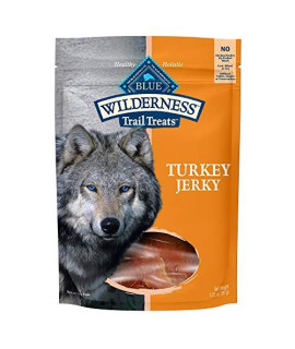 Blue Buffalo Wilderness Grain-Free Turkey Dog Jerky Treats, 3.25 oz