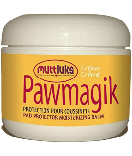 Muttluks Pawmagik Paw Protection Balm for Dogs, Cats  All-Natural Formula  Beeswax-Based Dog Paw Roll-On Protector Balm Protects Against Ice, Snow, Salt  Cream
