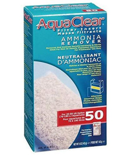 Aqua Clear 50 (200) Ammonia Remover Aquarium Filter Media By Hagen 4.5 Ounce 12 Pack