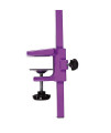 Master Equipment Powder Coated Steel Grooming Arm with Clamp (36 Adjustable Arm) and Dog Grooming Loop, Purple